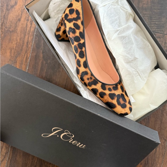 J. Crew Leopard Print Heels - Picture 3 of 11